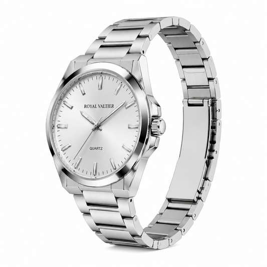 Royal Valtier Arctic Silver | Premium Erkek Kol Saati