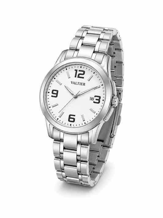 Royal Valtier Classic Silver | Premium Erkek Kol Saati