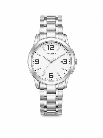 Royal Valtier Classic Silver | Premium Erkek Kol Saati