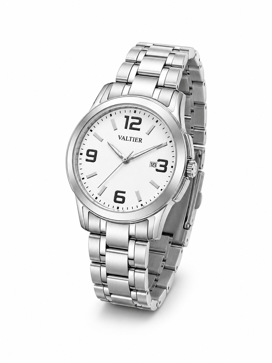 Royal Valtier Classic Silver | Premium Erkek Kol Saati