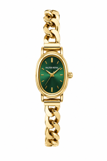 Royal Valtier Emerald Gold | İnce Kadın Kol Saati