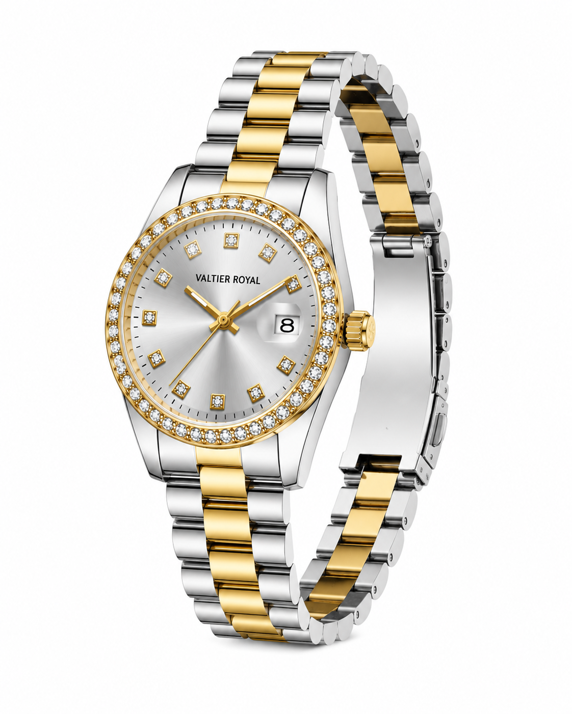 Royal Valtier Valentina Two Tone | Taşlı Kadın Kol Saati