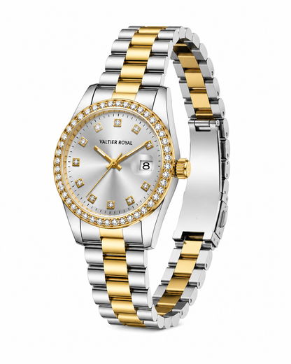 Royal Valtier Valentina Two Tone | Taşlı Kadın Kol Saati