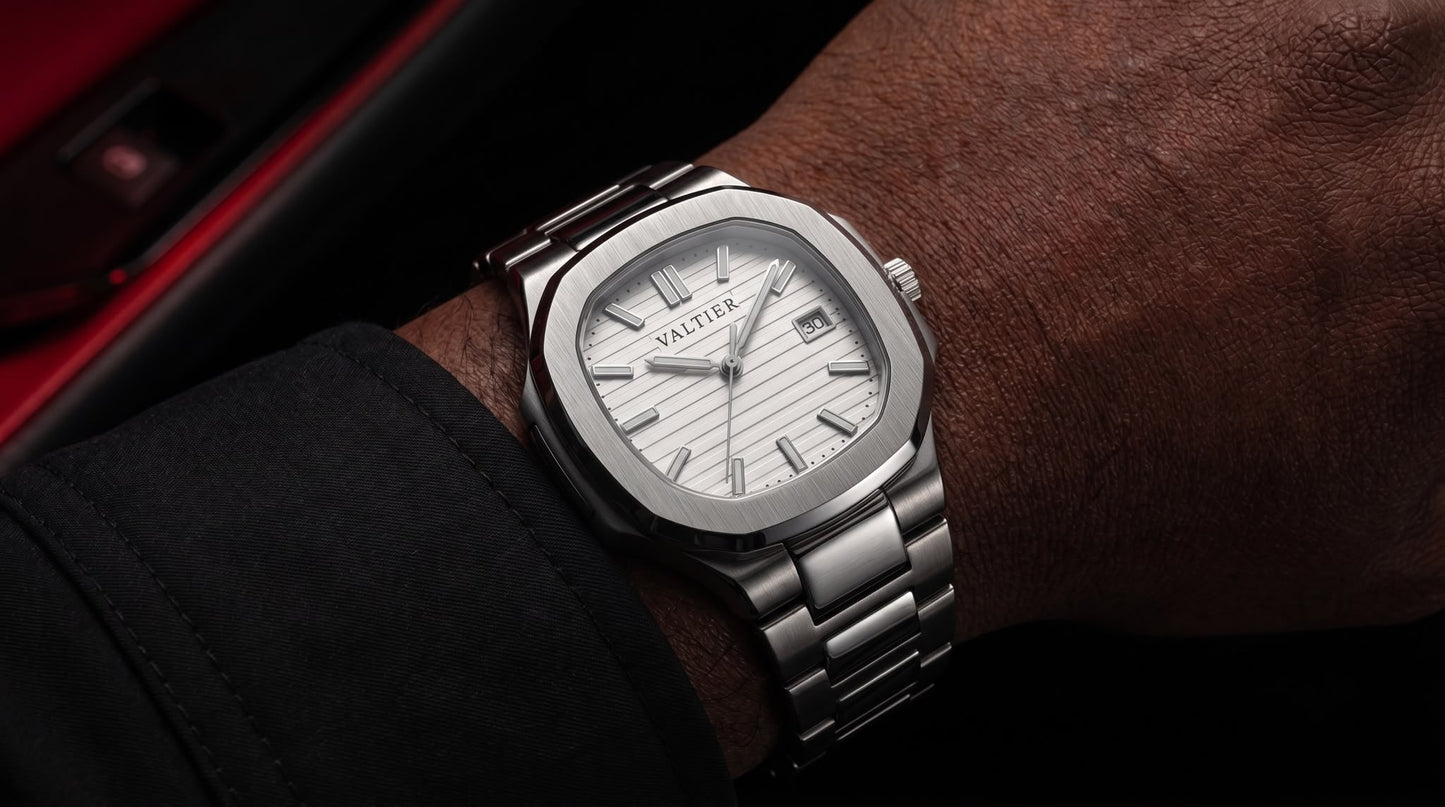 ROYAL VALTIER ARCTIC SILVER | Premium Erkek Kol Saati