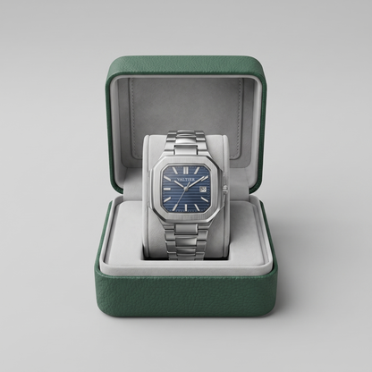 Royal Valtier Azure Steel | Premium Erkek Kol Saati
